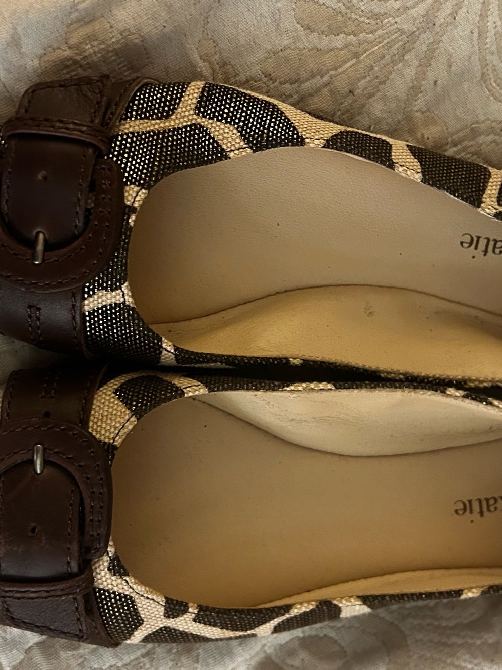 Brand new Kelly & Katie Giraffe, print ballet flats